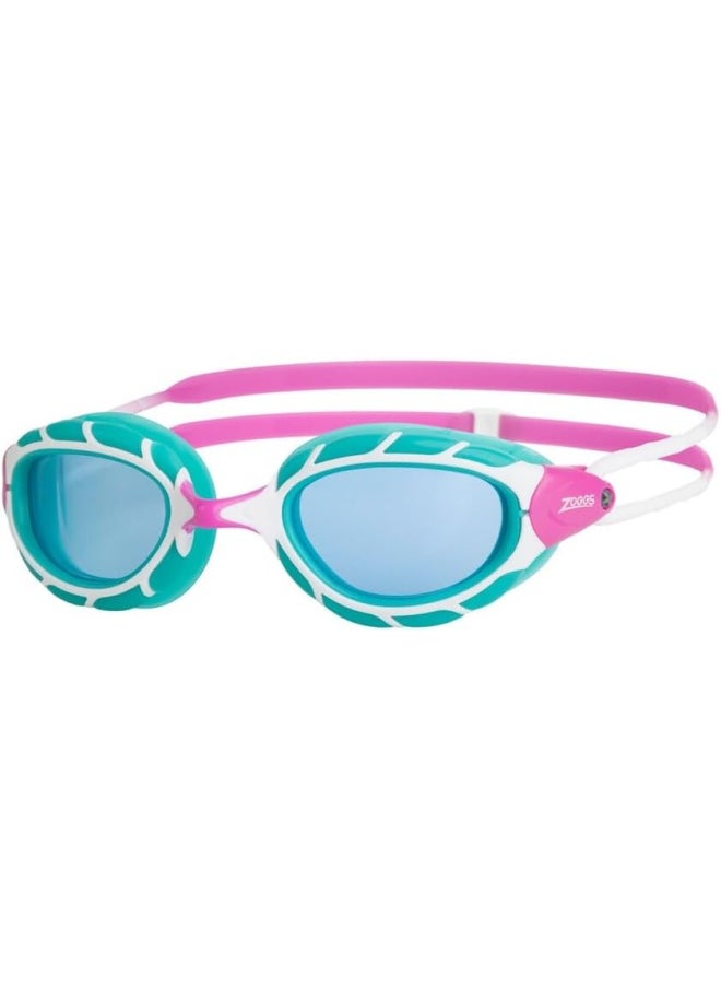 ZOGGS Predator Junior Pink Turquoise Tint Blue  - Image 1