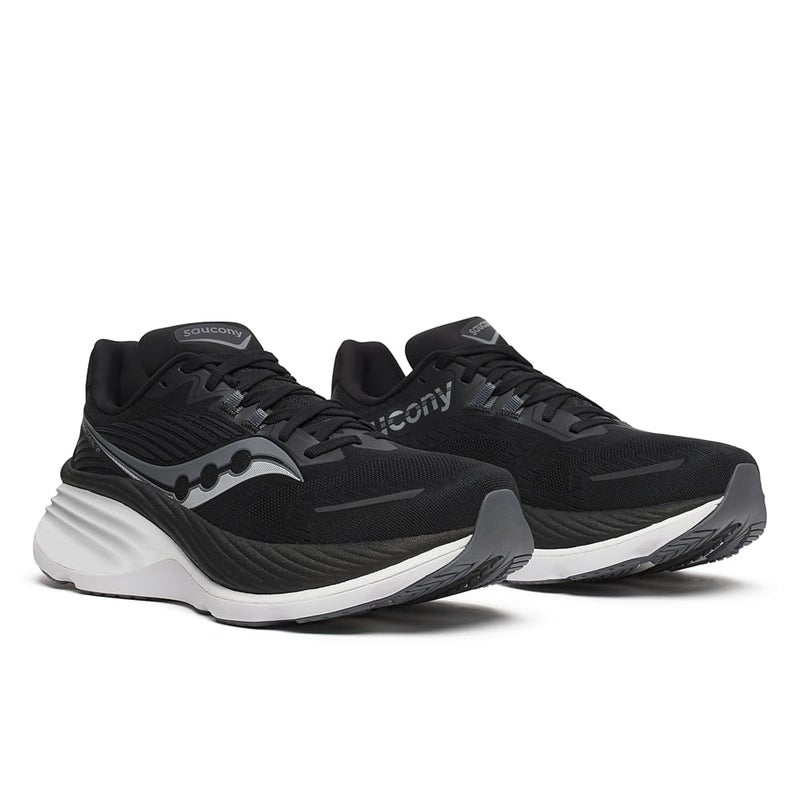 Saucony Men's Hurricane 24 Sneaker, Black/Carbon, 11 - Image 2