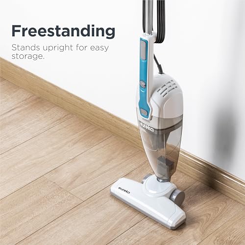 Eureka Corded Stick Vacuum Cleaner for Home Pet Hair, Lightweight Stick Vacuum Cleaner with Powerful Suction for Carpet Tile and Hard Floor, Aqua Blue, 3-in-1 Handheld Vac NES100 - Image 5