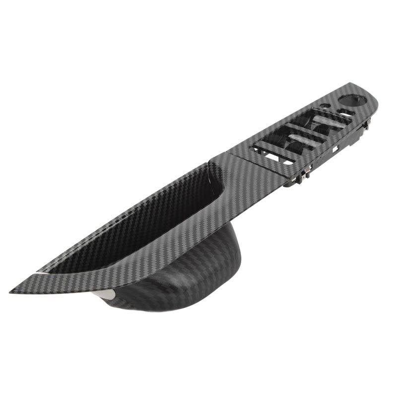 Driver Side Door Handle: Carbon Fiber Style Trim - Scratch Resistant High Strength ABS & PC Material Window Switch Panel for BMW 3 Series E90 E91 2009 to 2011 Interior Upgrade - Image 3