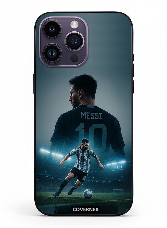 Covernex Apple iPhone 14 Pro Max Protective Case Cover Printed Featuring Liomel Messi Action Montage Tribute - Image 2
