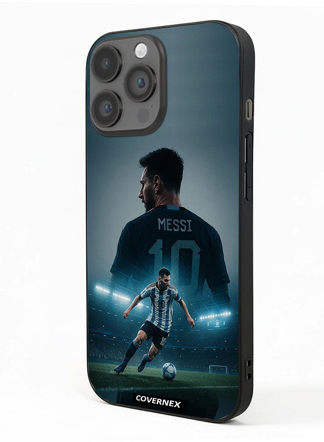 Covernex Apple iPhone 14 Pro Max Protective Case Cover Printed Featuring Liomel Messi Action Montage Tribute - Image 1