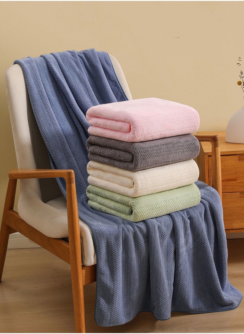 Generic - Microfiber Towel 90x160 cm 2 PCS Bath Towel Microfiber Soft, Durable and Light Weight - Image 1