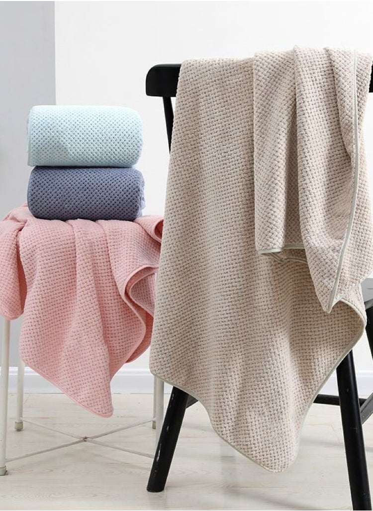 Generic - Microfiber Towel 90x160 cm 2 PCS Bath Towel Microfiber Soft, Durable and Light Weight - Image 1