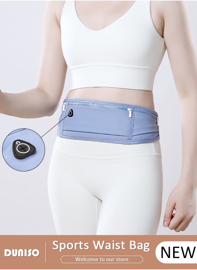 DUNISO Waist Pack for Women, Crossbody Waist Bag Pack Belt Bag for Travel Walking Running Hiking Cycling, Pouch Hip Bum Bag Chest Bag with Adjustable Strap For Gym Fitness Workout Travel Work Commuting  - Image 1