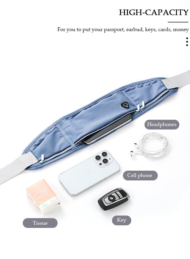 DUNISO Waist Pack for Women, Crossbody Waist Bag Pack Belt Bag for Travel Walking Running Hiking Cycling, Pouch Hip Bum Bag Chest Bag with Adjustable Strap For Gym Fitness Workout Travel Work Commuting - Image 4