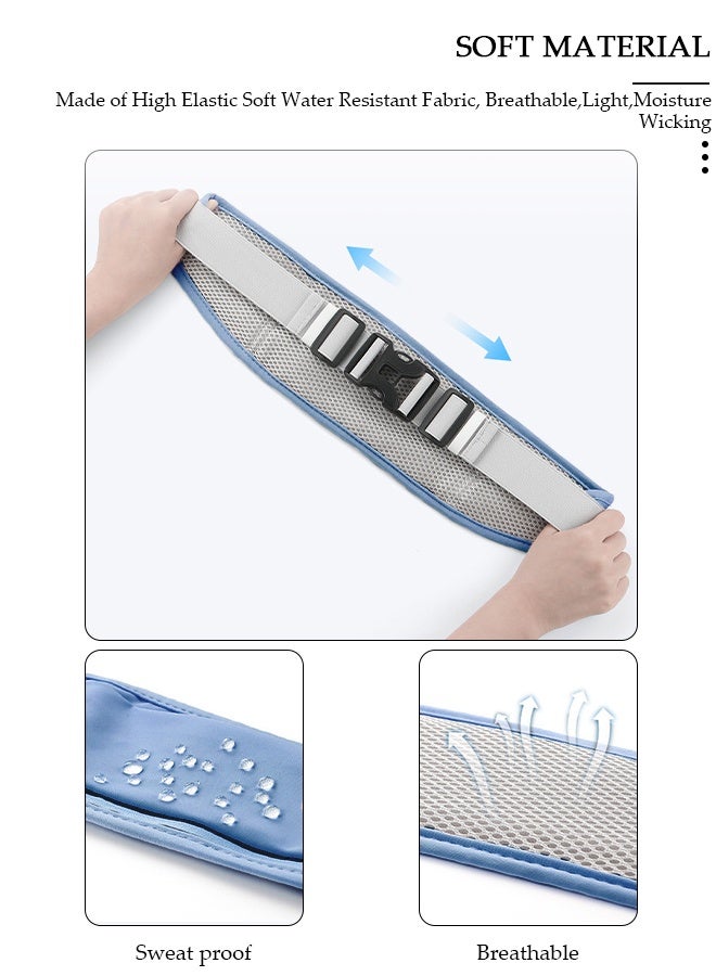 DUNISO Waist Pack for Women, Crossbody Waist Bag Pack Belt Bag for Travel Walking Running Hiking Cycling, Pouch Hip Bum Bag Chest Bag with Adjustable Strap For Gym Fitness Workout Travel Work Commuting - Image 5