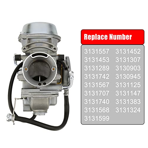 MINSTAR Sportsman 500 Carburetor Carb Fits Polaris Sportsman 500 HO 2001-2013, Scrambler 500 1997-2012, Worker 500, ATP 500, Trail Boss 325 - Image 2