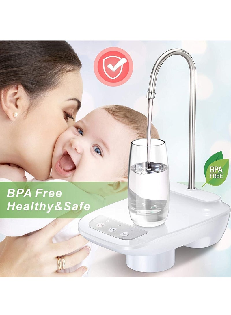 ELTRAZONE Water Pump for  Water Bottle Dispenser Electric Water Pump Automatic Water Bottle Pump Dispenser for 5 Gallon Bottle(White - Image 3