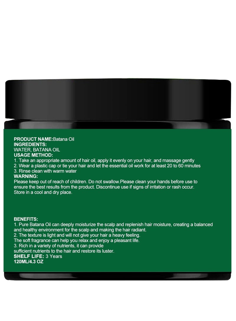 Hair Conditioner Batana Hair Cream Hair Care Deeply Moisturize Scalp and Replenish Hair Moisture to Make Hair Shine 120ml - Image 2