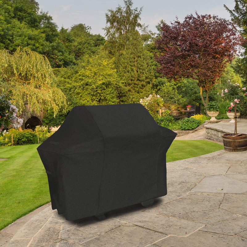 NEXCOVER 72 Inch Grill Cover - 600D Heavy Duty Waterproof and Weather Resistant BBQ Cover for Weber, Char Broil, Nexgrill, Holland - Fade Resistant, Black - Image 4