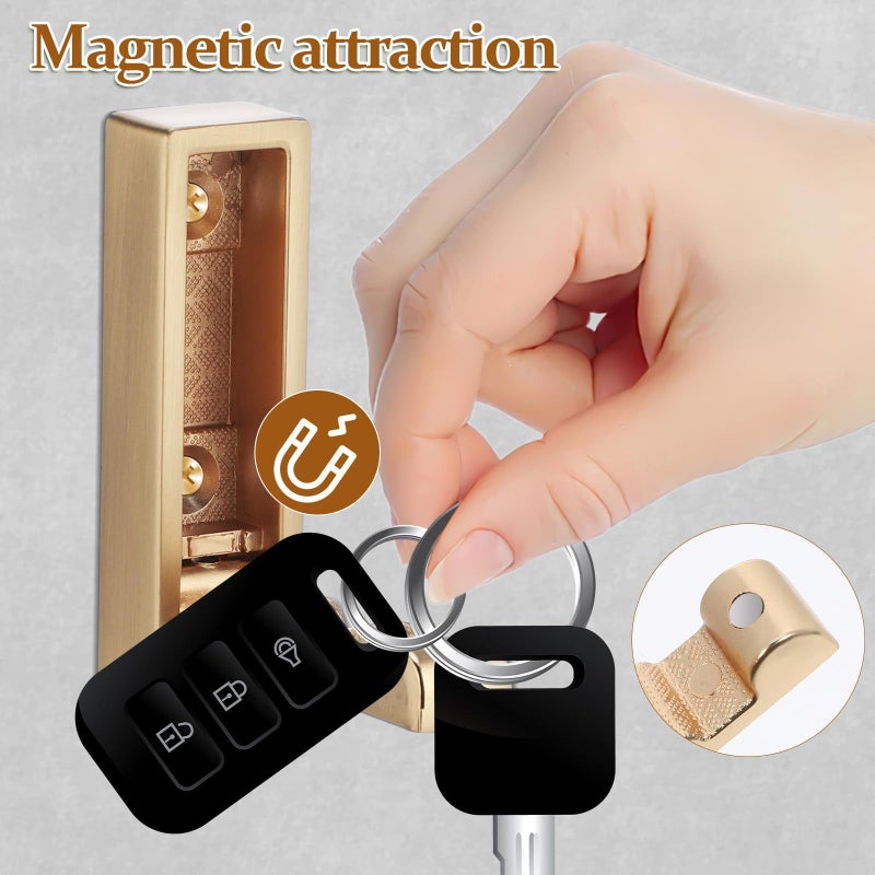 4 Pack Foldable Zinc Alloy Wall Hooks Heavy Duty Coat Towel Hanger Swivel For Bathroom Kitchen Bedroom Space Saving - Image 4