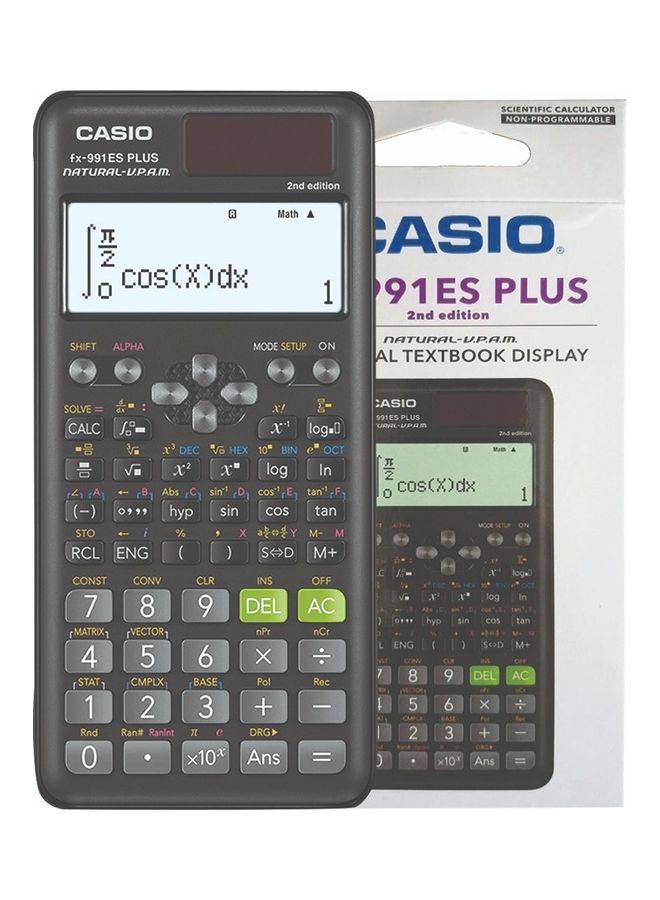 CASIO Scientific Calculator fx-991ES Plus-2 (2nd edition) Multicolour - Image 1
