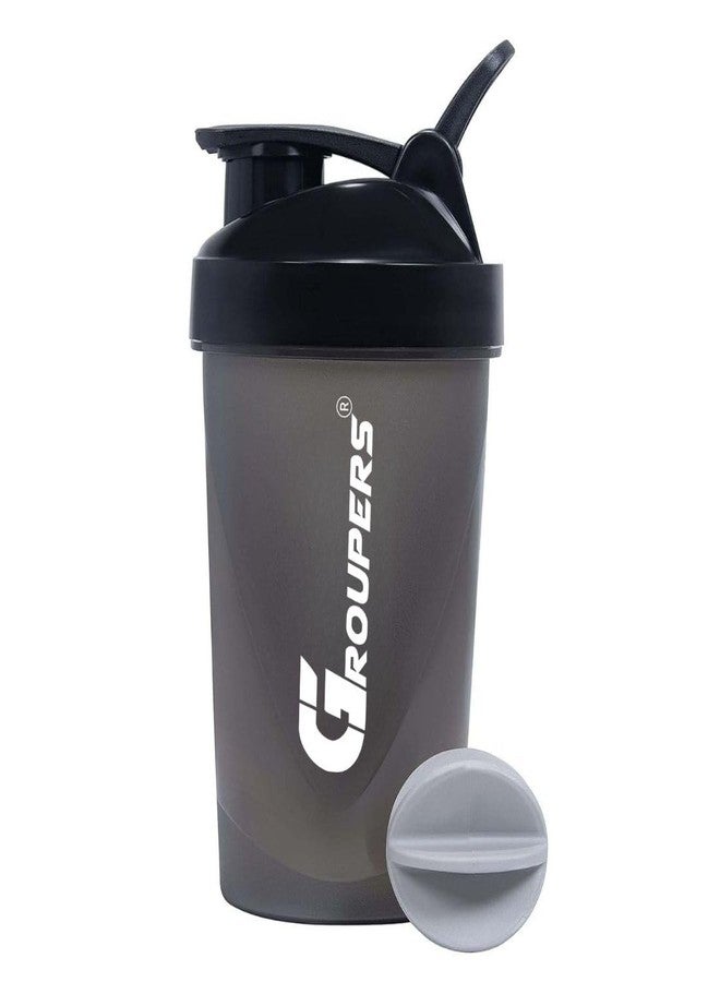 Groupers Foldable 20-25L Black Gym & Travel Duffle Bag - Waterproof Weekender + Exercise Gloves & 400ml Leak-Proof Shaker Bottle | Workout & Training Combo for Men & Women - Image 2