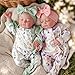 BABESIDE Lifelike Reborn Baby Dolls Twins 20 inch Realistic Newborn Boy Girl Soft Vinyl and Cloth Body Real Life Baby Dolls Sleeping with Accessories for 3 Year Old Kids Gifts - Image 2