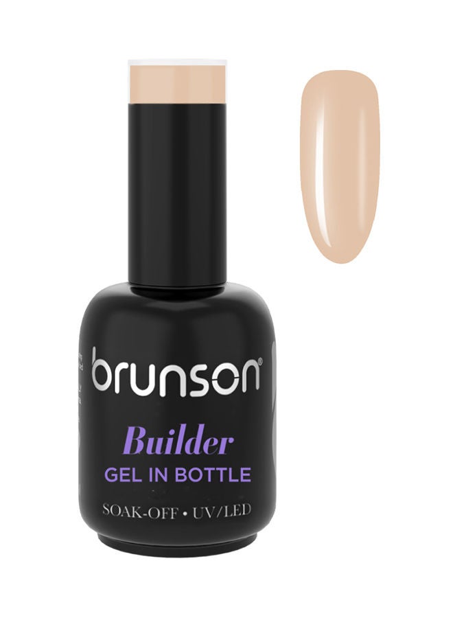 brunson Builder Gel, 10 in-1 Builder Gel In A Bottle 18ml Soak Off UV/LED Hard Gel for Nail extension Builder Base Gel Nail Polish for Long lasting Fake Nails Manicure Strong Nails Tips for Nail Art  Bbg15