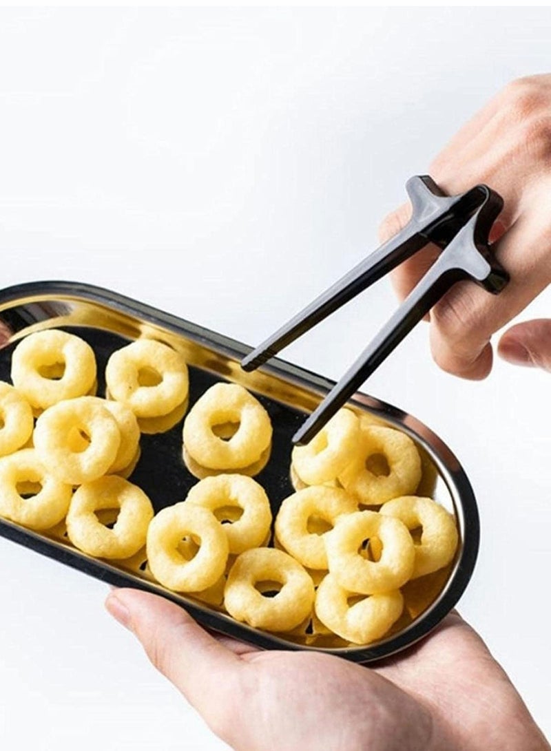 Excefore Finger Chopsticks for Gamers, Lazy Auxiliary Chopsticks, Portable Snack Clamp Clips - Image 5
