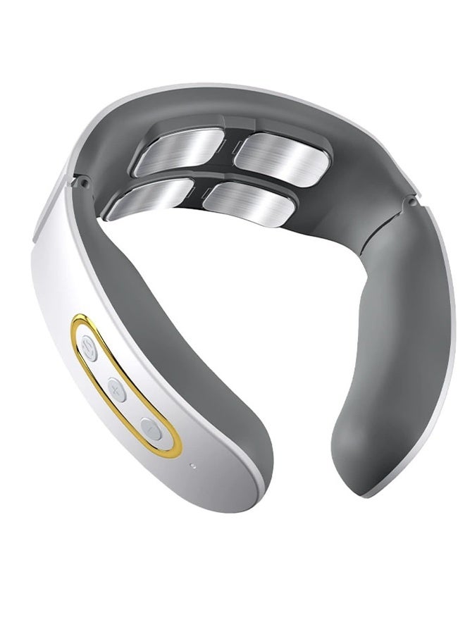 Neck Massager Relief Electric Portable Neck Massager Cervical Spine Massager Neck Relax Pain Relief Device for Women Men Gift - Image 1