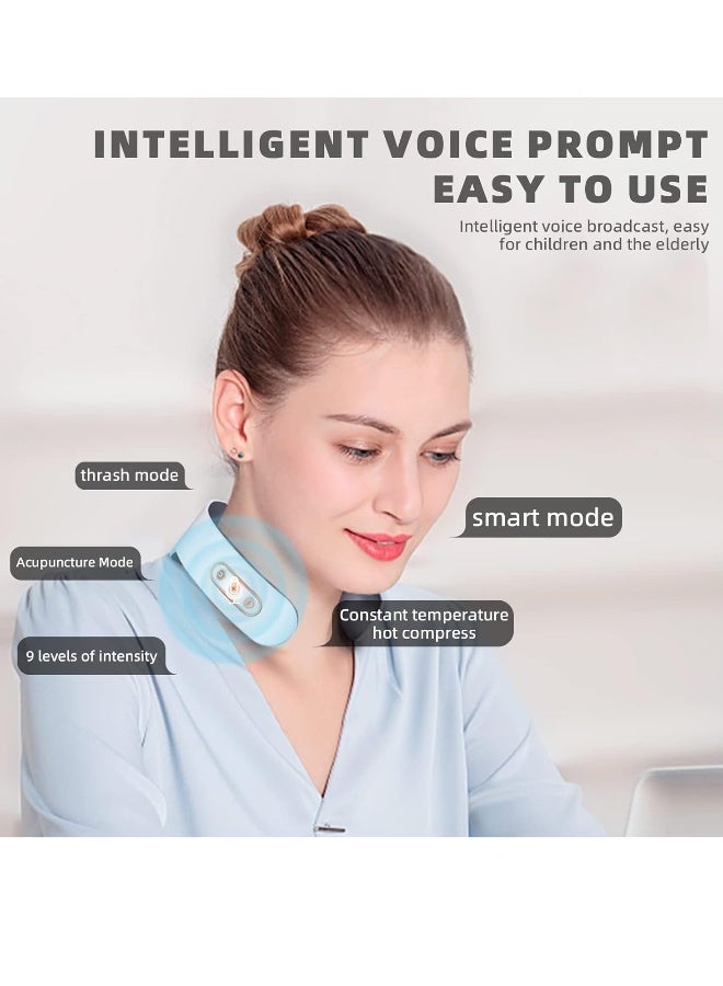 Neck Massager Relief Electric Portable Neck Massager Cervical Spine Massager Neck Relax Pain Relief Device for Women Men Gift - Image 4