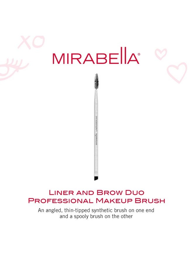 Liner And Brow Duo Brushprofessional & Premium Makeup Beauty Brushesnatural & Crueltyfree Synthetic Bristles Handsculpted Brushed Aluminum Luxury Cosmetic Make Up Brush - pzsku/Z894BE9C11F88903519D4Z/45/_/1707976580/9fa29721-ba45-4524-8167-910219dc1075