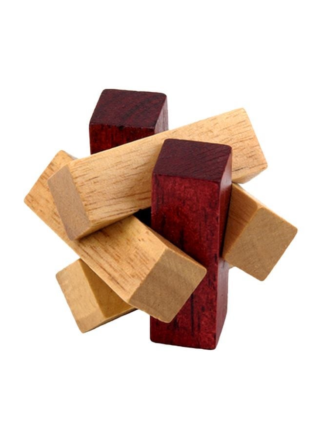 NIBEMINENT Wooden Kong Mingluban Lock Stacking Blocks ABC018 - Image 1