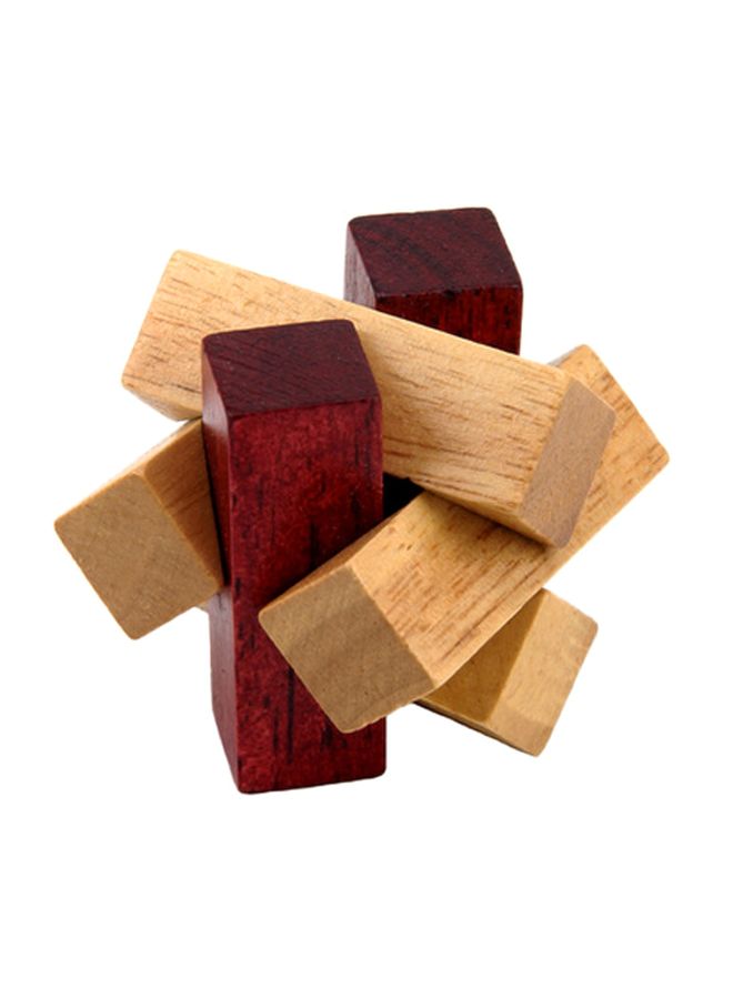 NIBEMINENT Wooden Kong Mingluban Lock Stacking Blocks ABC018 - Image 2
