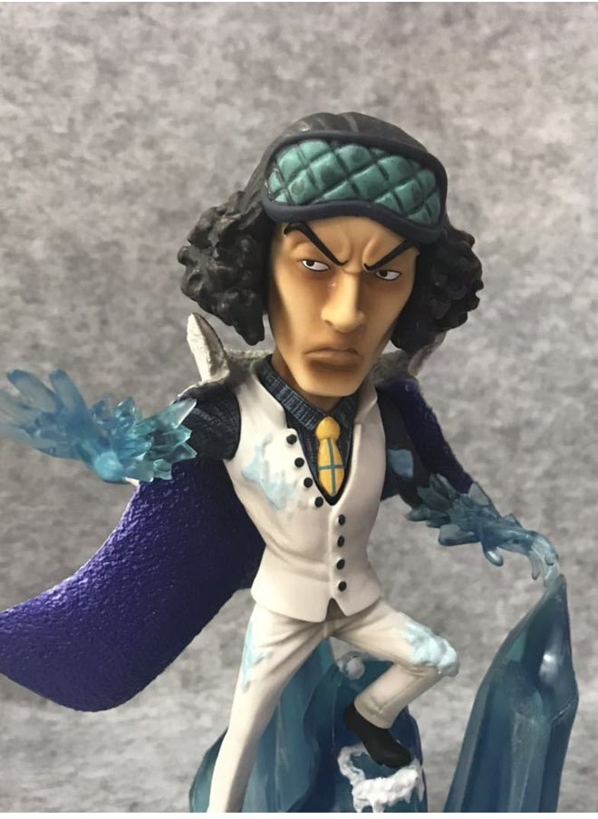 One Piece One Piece Three Admirals KUZAN Action Figure Decorative Resin Sculpture Home Decor Statue, Art Figurine Home Ornament Decoration for Office, Living Room, Bedroom, Book Shelf, TV Cabinet, Desktop  - Image 5