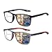 CLASAGA Progressive Multifocal Reading Glasses for Men Photochromic Gray Sunglasses Sports Style Blue Light Blocking Computer Readers BlackGrey 25 x - Image 1