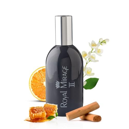 Royal Mirage II Eau De Cologne for Men | Long-Lasting Perfume Mist | Premium Luxury EDC | Fresh, Floral & Woody Notes | Alcohol-Free | Versatile Everyday Use | Gift for Men | 120ml - Image 1