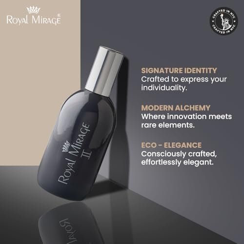 Royal Mirage II Eau De Cologne for Men | Long-Lasting Perfume Mist | Premium Luxury EDC | Fresh, Floral & Woody Notes | Alcohol-Free | Versatile Everyday Use | Gift for Men | 120ml - Image 5