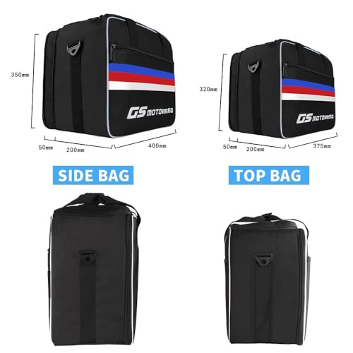 MYIADV Motorcycle Luggage Inner Bag Expandable Top Case Pannier Saddlebag For BMW R1200GS R1250GS ADV LC 2004-2022 F850GS F750GS F700GS F800GS Saddle Bags Waterproof (1 Side Inner bag) - Image 3