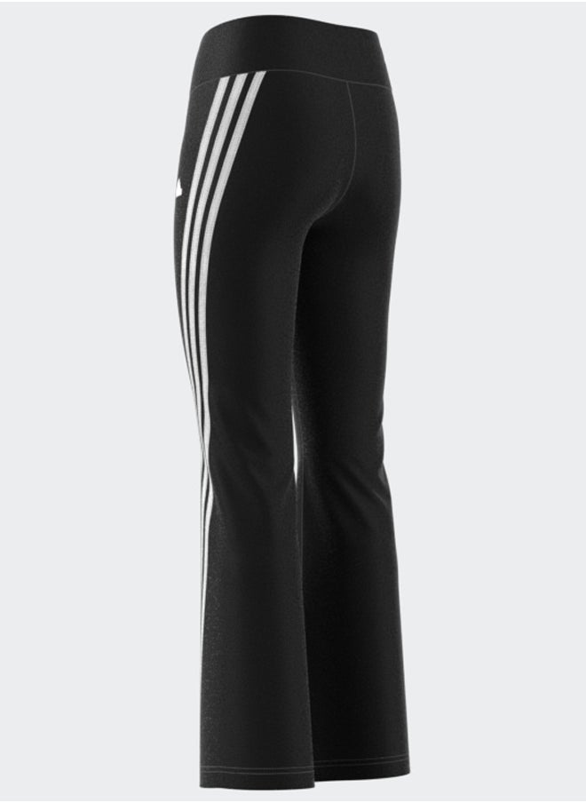 Adidas - Future Icons 3-Stripes Cotton Flared Leggings - Image 1