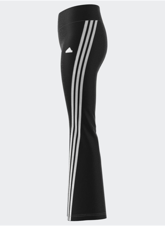 Adidas - Future Icons 3-Stripes Cotton Flared Leggings - Image 1