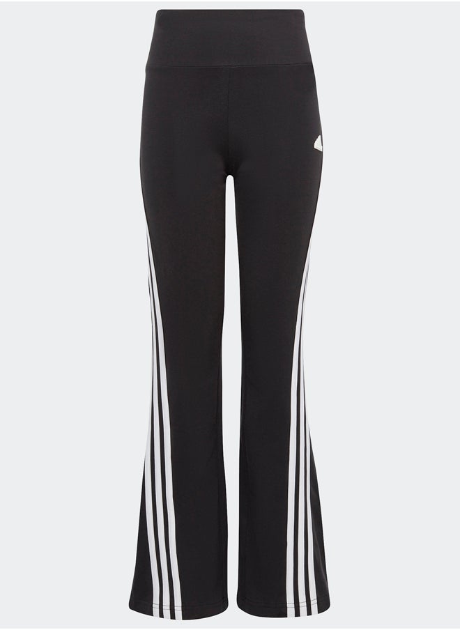 Adidas - Future Icons 3-Stripes Cotton Flared Leggings - Image 1
