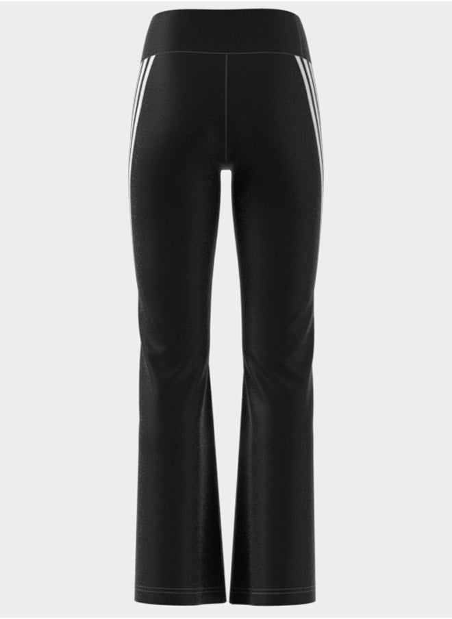 Adidas - Future Icons 3-Stripes Cotton Flared Leggings - Image 1