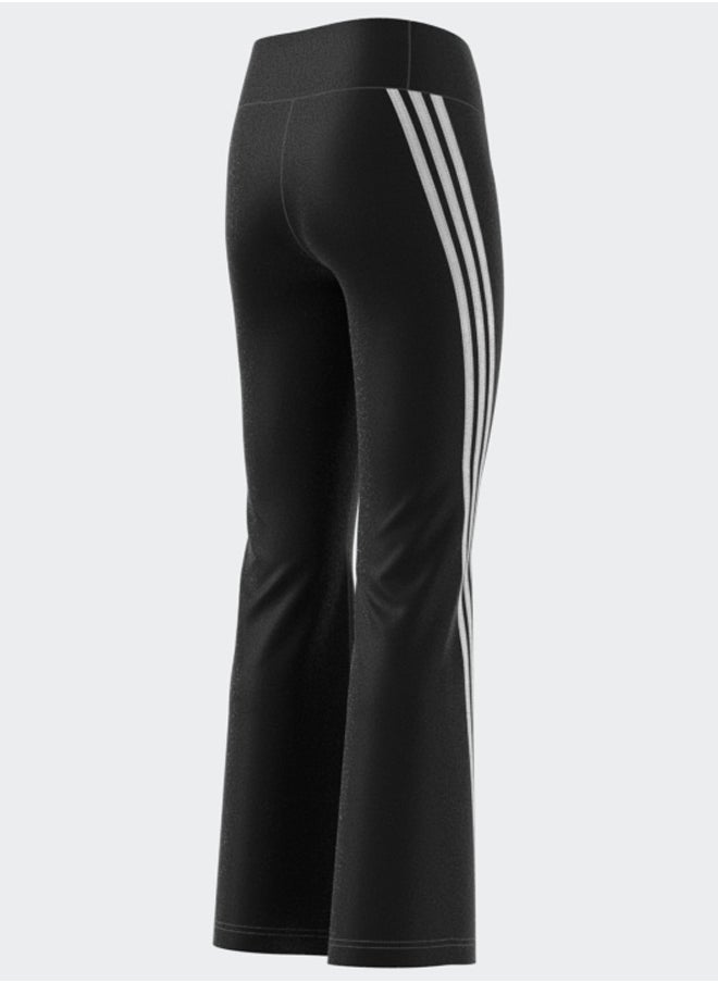Adidas - Future Icons 3-Stripes Cotton Flared Leggings - Image 1