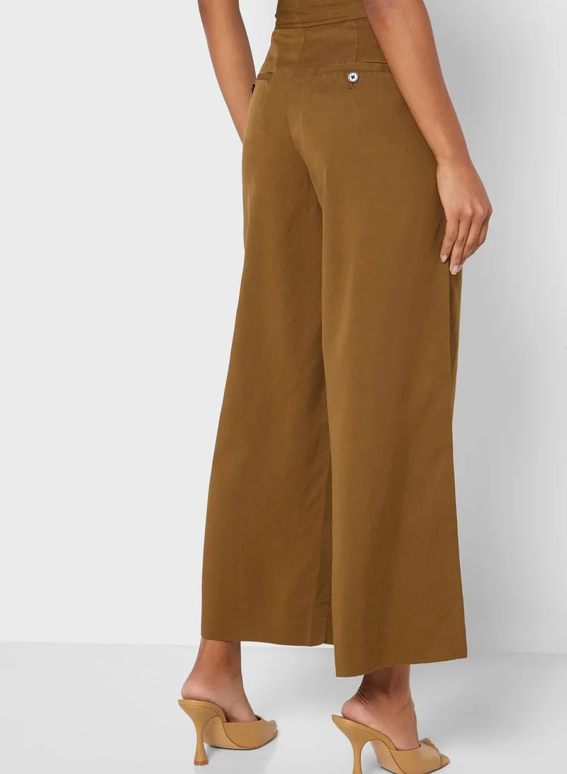 BANANA REPUBLIC Wide Leg Pleated Pants
