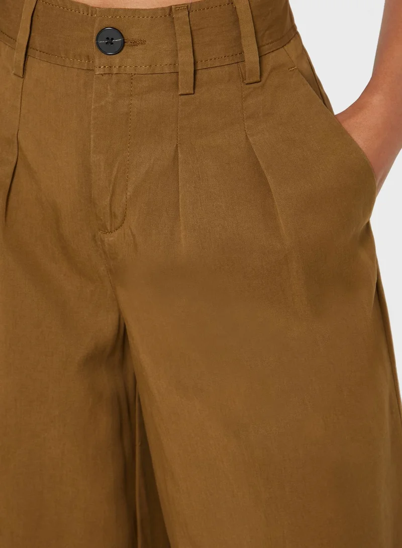 BANANA REPUBLIC Wide Leg Pleated Pants