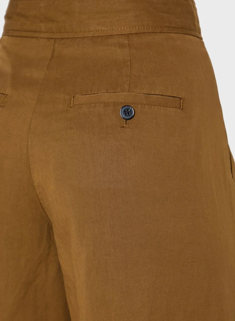 BANANA REPUBLIC Wide Leg Pleated Pants