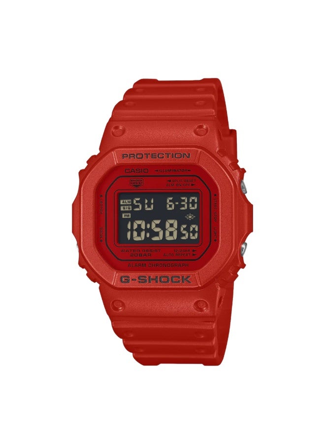 Casio G-SHOCK Iconic Red Casual Digital Men Watch DW-5600RRB-4DR - Image 1