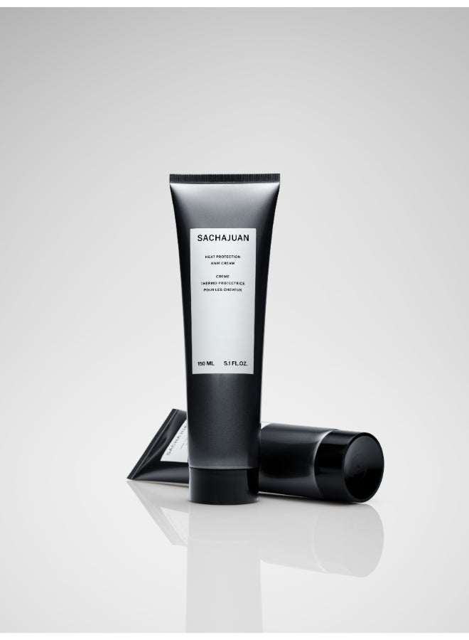 SACHAJUAN Heat Protection Cream for Styling - Shields Hair from Thermal Damage up to 230掳C, Adds Shine & Reduces Frizz (150 ml) - Image 2