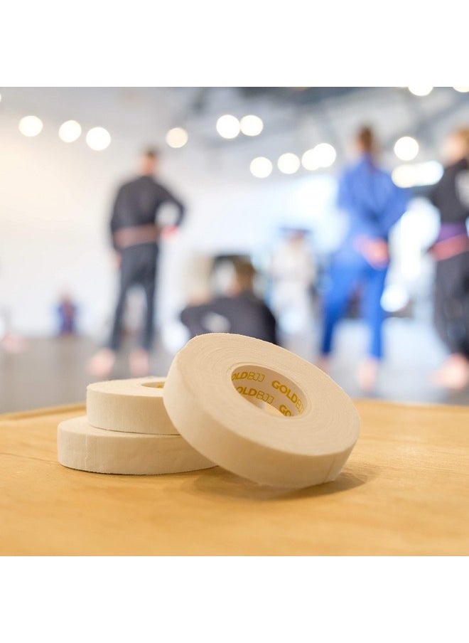 Gold BJJ - Jiu Jitsu Tape Strong Athletic Finger Tape 1 2" X 30' Protect Fingers And Toes In Mma Judo Wrestling Martial Arts Rock Climbing (3 Rolls) - Image 1
