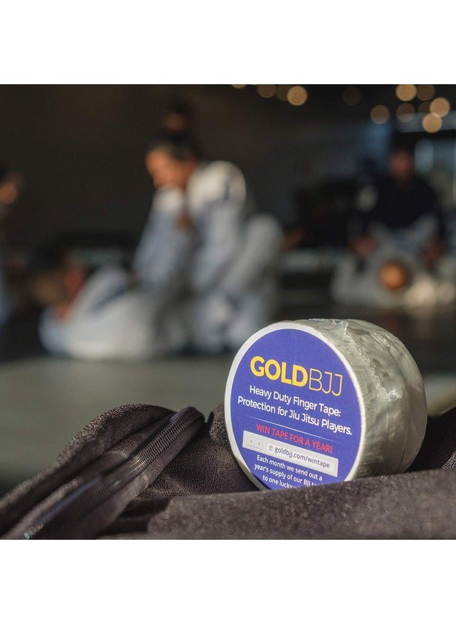 Gold BJJ - Jiu Jitsu Tape Strong Athletic Finger Tape 1 2" X 30' Protect Fingers And Toes In Mma Judo Wrestling Martial Arts Rock Climbing (3 Rolls) - Image 1
