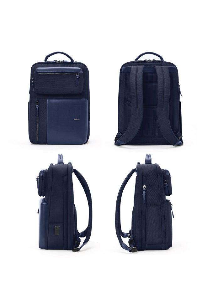 Mokobara - MOKOBARA The Overnighter Backpack 23L Premium Nylon 16" Unisex Multipurpose Laptop Backpack (Blue) - Image 1