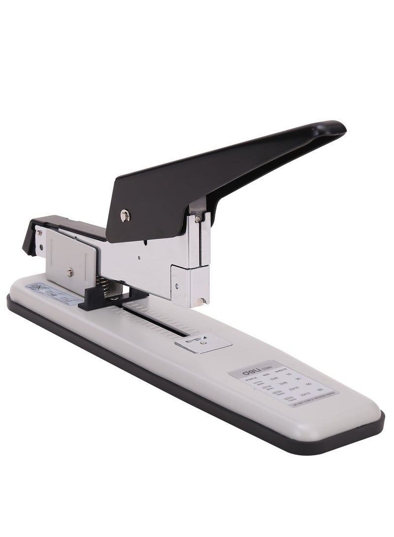 Deli E0390 Heavy Duty Stapler, Durable High-Capacity Desktop Stapler, Ideal for Binding Large Document Stacks in Office Use, Random Color (Black/White) - Image 4