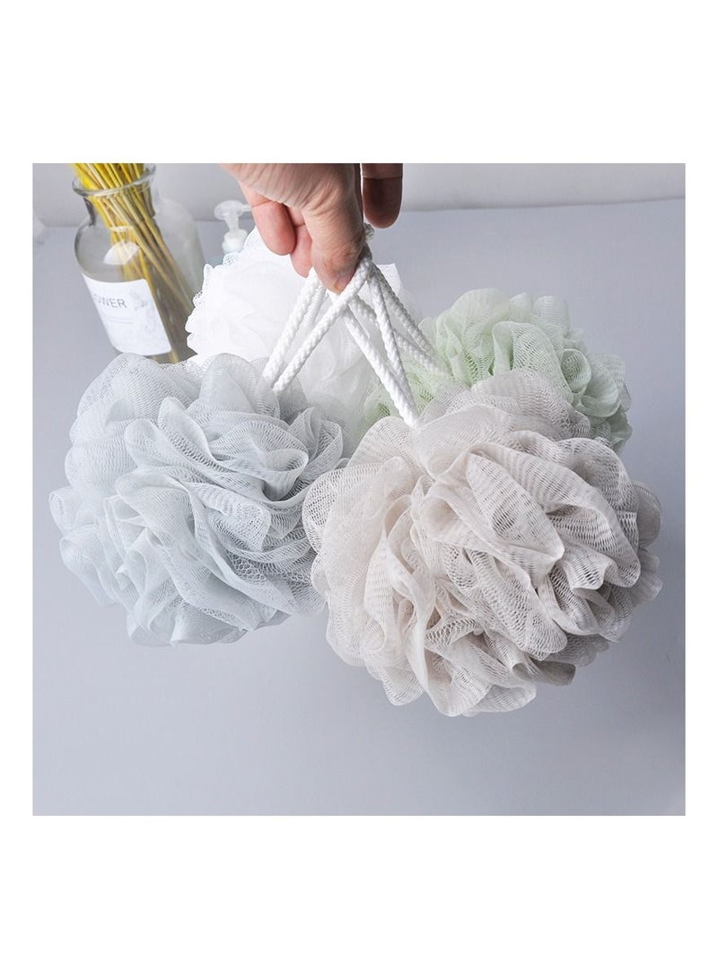 OSYA Pack Of 4 Pouf Loofahs Mesh Bath Sponge - Image 2