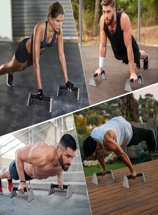 YCHLCHL Aluminum Alloy Push Up Bars For Strength Training And Calisthenics,Non-slip Parallettes Pushup Handles,Durable And Lightweight Calisthenics Equipment. - Image 5
