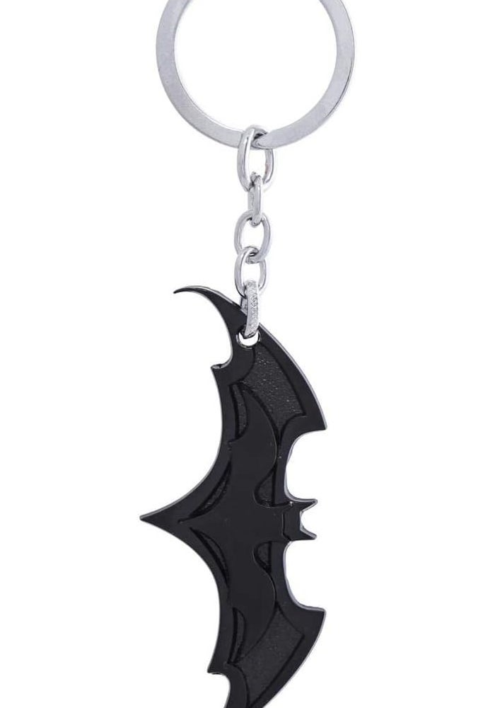 Zinc Alloy Metal DC Comics Batman Keychain - Black - Image 1