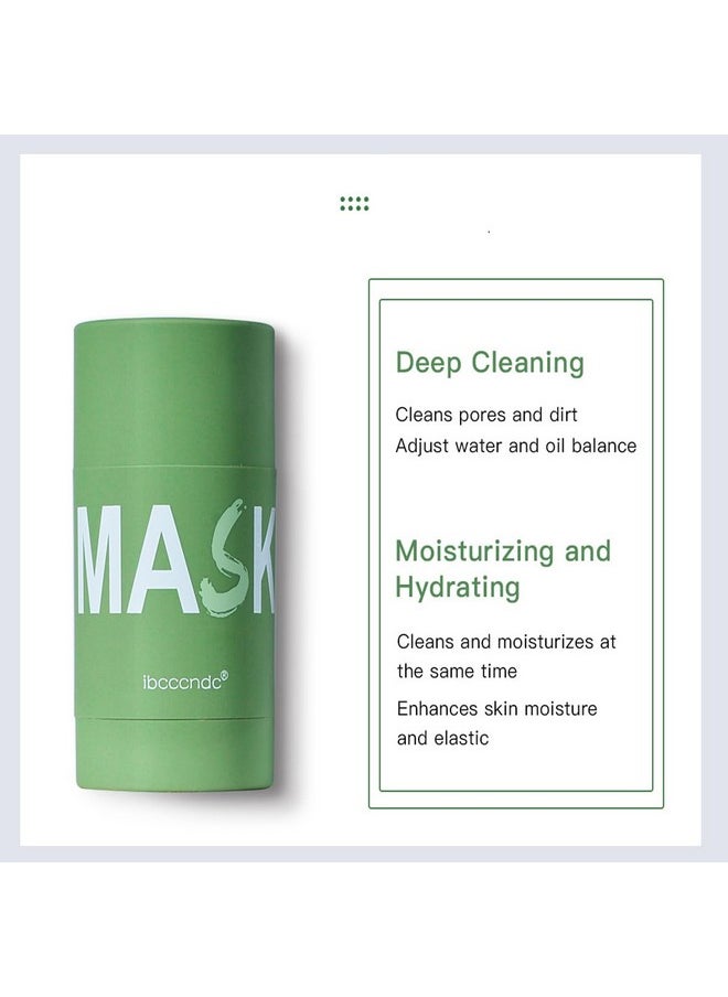 wenfeng 2PCS Deep Cleanse Mask Stick for Face,Blackhead Remover with Green Tea Extract,Poreless Deep Cleanse Mask Stick for Purifying,Moisturizing,Oil Control Reduce for Women and Men  - Image 4