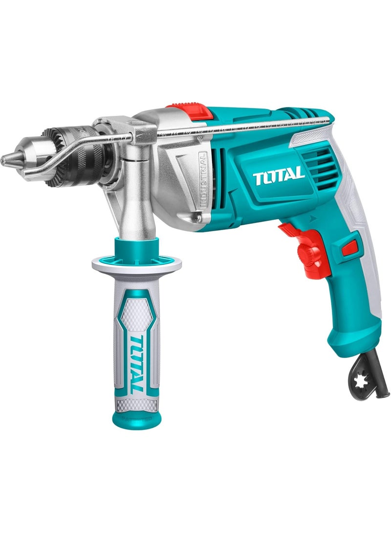 توتال مثقاب التأثير الكلي 1010 واط - سرعة متغيرة، وظيفة عكسية، مقياس عمق - Image 1